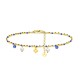 BRACCIALE DI PERLINE CON CIONDOLI QUADRIFOGLIO & PERLA E ZIRCONE - JN21924116D15 BRACCIALE DI PERLINE CON CIONDOLI QUADRIFOGLIO & PERLA E ZIRCONE - JN21924116D15