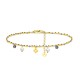 BRACCIALE DI PERLINE CON CIONDOLI QUADRIFOGLIO & PERLA E ZIRCONE - JN21924116D15 BRACCIALE DI PERLINE CON CIONDOLI QUADRIFOGLIO & PERLA E ZIRCONE - JN21924116D15