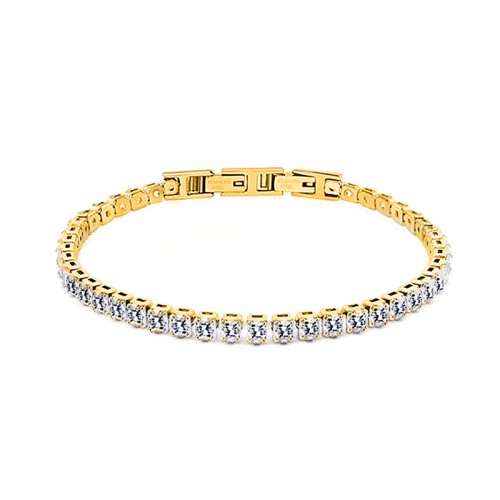 BRACCIALE TENNIS CON ZIRCONI QUADRATI - JN2292D165