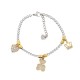 BRACCIALE PALLINE CON PEPITE E CHARMS - JN2384E550 BRACCIALE PALLINE CON PEPITE E CHARMS - JN2384E550