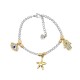 BRACCIALE SFERE CON PEPITE E CHARMS - JN2384E555 BRACCIALE SFERE CON PEPITE E CHARMS - JN2384E555