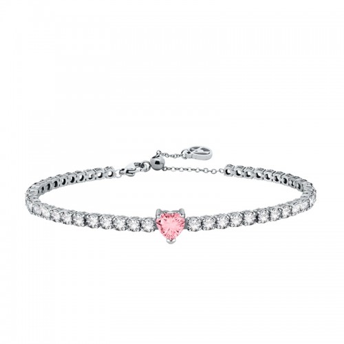 BRACCIALE TENNIS CON CUORE COLORATO - JN2476A185