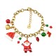 BRACCIALE A CATENA CON CHARMS NATALIZI - JN2556C23 BRACCIALE A CATENA CON CHARMS NATALIZI - JN2556C23