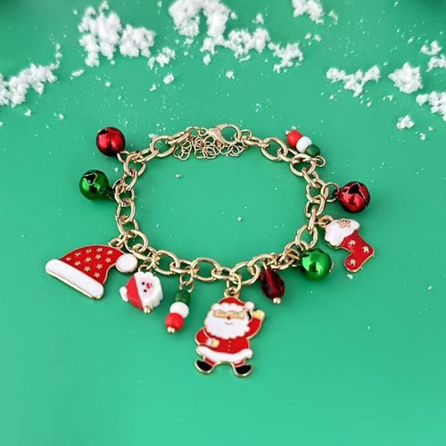 BRACCIALE A CATENA CON CHARMS NATALIZI - JN2556C23