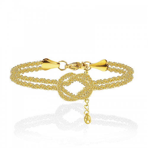 BRACCIALE CON NODO A DOPPIO FILO - JN25576C274