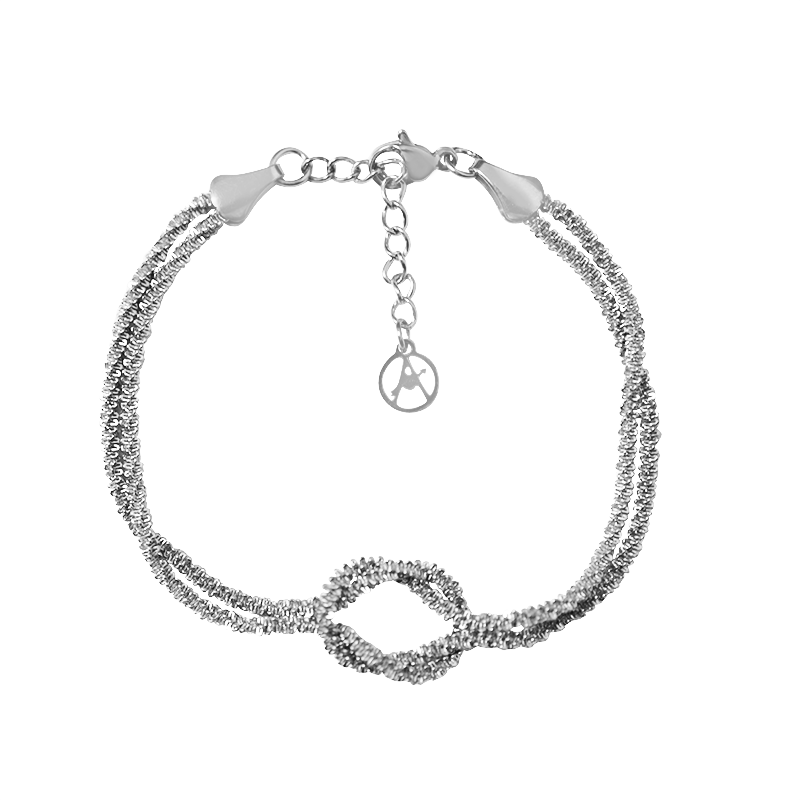 BRACCIALE CON NODO A DOPPIO FILO - JN25576C274