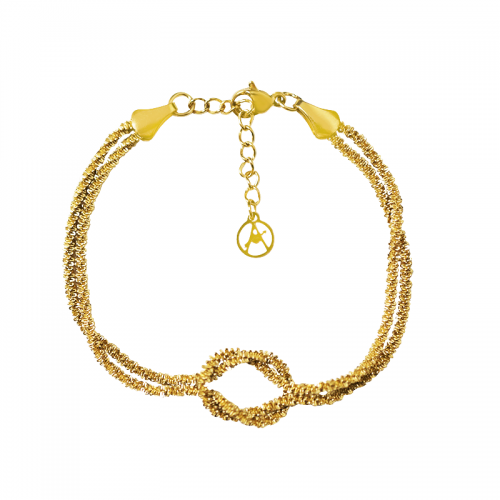 BRACCIALE CON NODO A DOPPIO FILO - JN25576C274