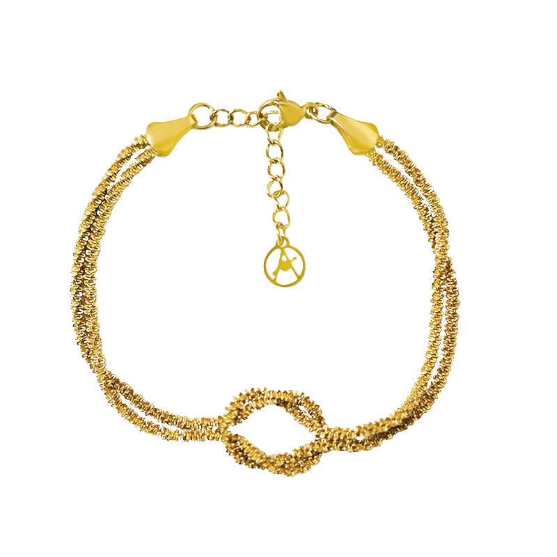 BRACCIALE CON NODO A DOPPIO FILO - JN25576C274