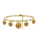 BRACCIALE A CATENA CON CHARMS MONETE - JN2584C216