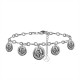 BRACCIALE A CATENA CON CHARMS MONETE - JN2584C216