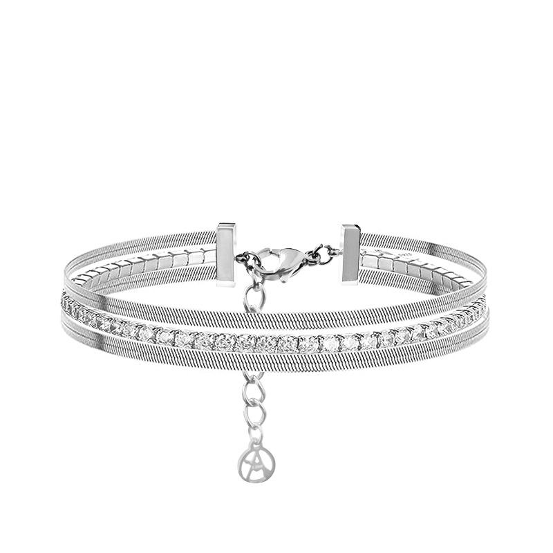 BRACCIALE MULTIFILO CON ZIRCONI - JN2592C198