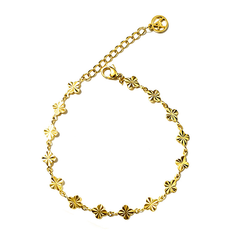 BRACCIALE QUADRIFOGLIO DIAMANTATO - JN2627D033