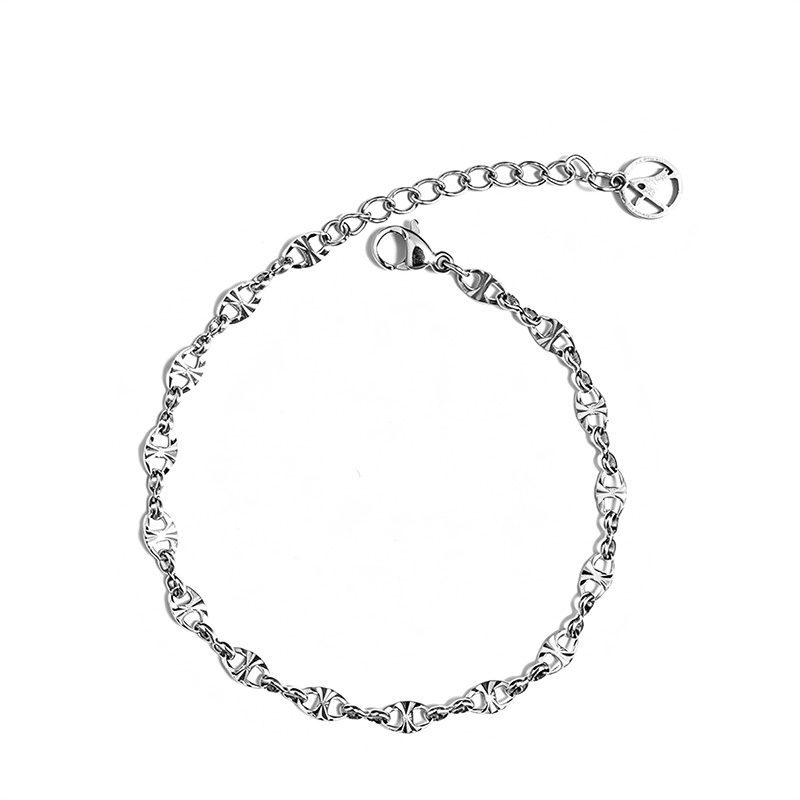 BRACCIALE MAGLIA MARINA DIAMANTATA - JN2628D032