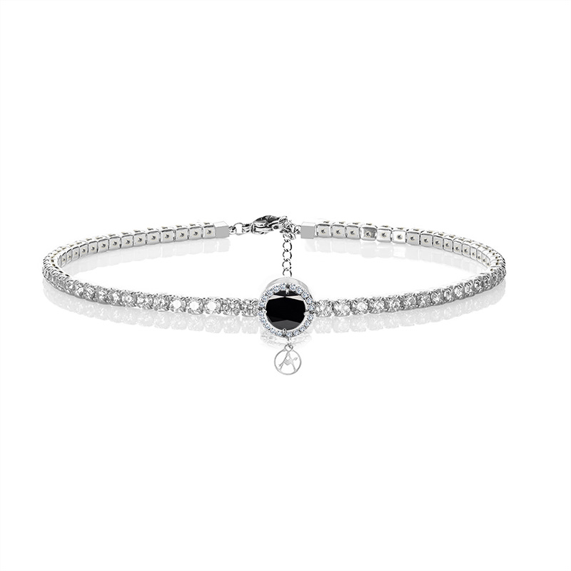 BRACCIALE TENNIS CON ZIRCONE CENTRALE COLORATO - JN2680D073