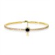 BRACCIALE TENNIS CON ZIRCONE CENTRALE COLORATO - JN2680D073