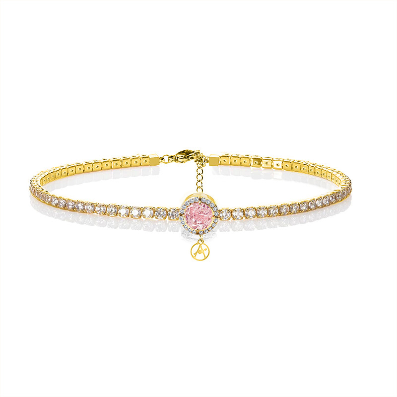 BRACCIALE TENNIS CON ZIRCONE CENTRALE COLORATO - JN2680D073