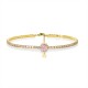 BRACCIALE TENNIS CON ZIRCONE CENTRALE COLORATO - JN2680D073