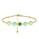 BRACCIALE CON CRISTALLI QUADRATI COLORATI - MDD2513B BRACCIALE CON CRISTALLI QUADRATI COLORATI - MDD2513B