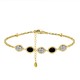 BRACCIALE CON CRISTALLI OVALI COLORATI - MDD2517B BRACCIALE CON CRISTALLI OVALI COLORATI - MDD2517B