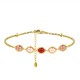 BRACCIALE CON CRISTALLI OVALI COLORATI - MDD2517B BRACCIALE CON CRISTALLI OVALI COLORATI - MDD2517B