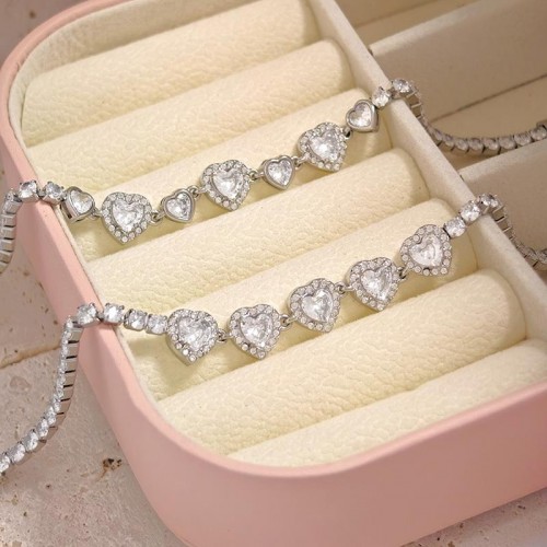 BRACCIALE TENNIS CON CUORI - MY25168B454