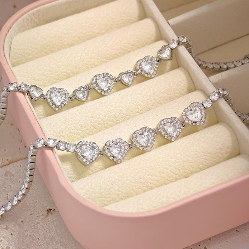 BRACCIALE TENNIS CON CUORI - MY25168B454