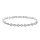 BRACCIALE ZIRCONE CON QUADRIFOGLI E PUNTI LUCE ALTERNATI - MY251816B461