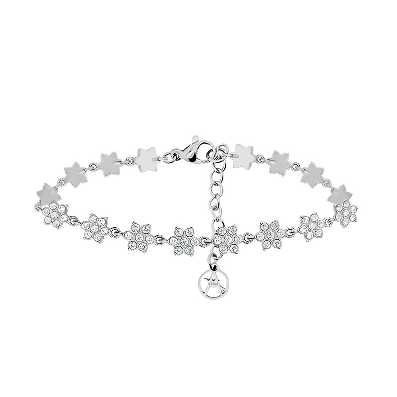 BRACCIALE CON FIORI DI ZIRCONI - MY252104C719