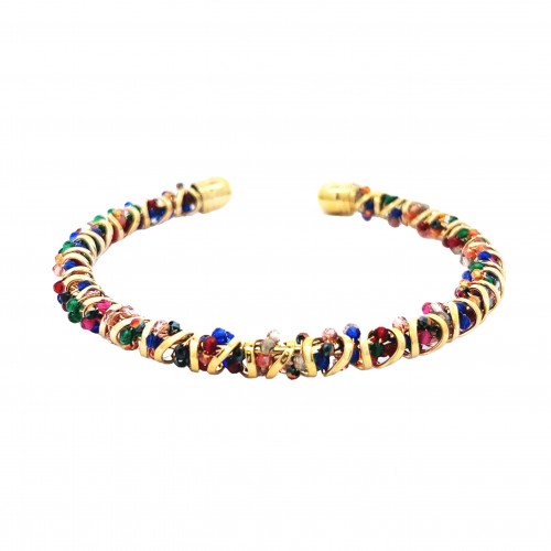 BRACCIALE INCASTRO IN CRISTALLO - NK22116D206