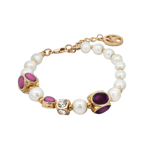 BRACCIALE CON PIETRA E PERLA - S123042G
