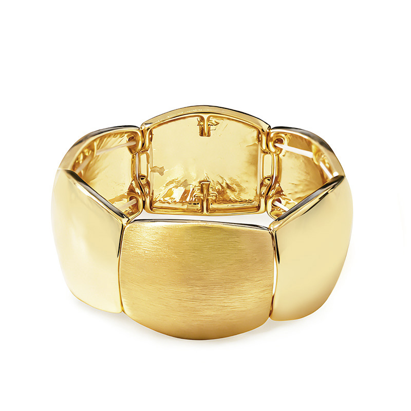 BRACCIALE ELASTICO LUCIDO E SATINATO ALTERNATO - SW24100B799