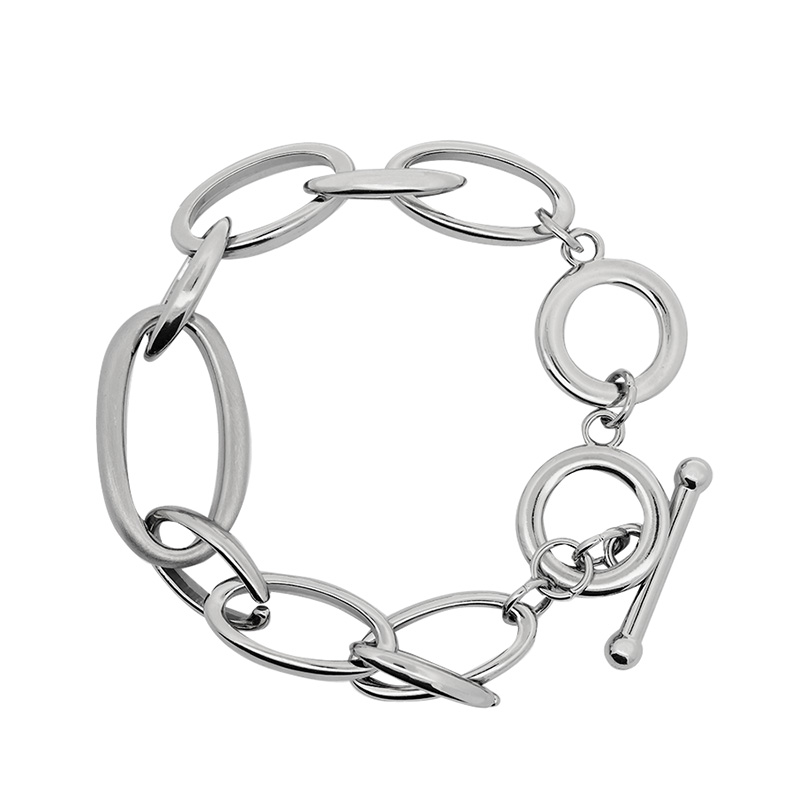 BRACCIALE A MAGLIA CATENA AD ANELLI - SW2456A394