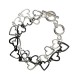 BRACCIALE DOPPIO FILO A CATENA DI CUORI - SW2460B686