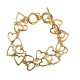 BRACCIALE DOPPIO FILO A CATENA DI CUORI - SW2460B686
