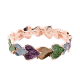 BRACCIALE ELASTICO CUORE SMALTATO - SW24680A776