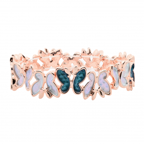 BRACCIALE ELASTICO FARFALLA SMALTATO - SW24848A171