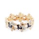 BRACCIALE ELASTICO FLOREALE SMALTATO - SW2488B797