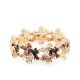 BRACCIALE ELASTICO FLOREALE SMALTATO - SW2488B797
