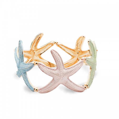BRACCIALE ELASTICO SMALTATO CON STELLA MARINA - SW2488B802