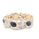 BRACCIALE ELASTICO SMALTATO CON TARTARUGA - SW2488B813