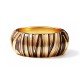 BRACCIALE RIGIDO A MOLLA SMALTATO A RIGHE ONDULATE - SW25120C403