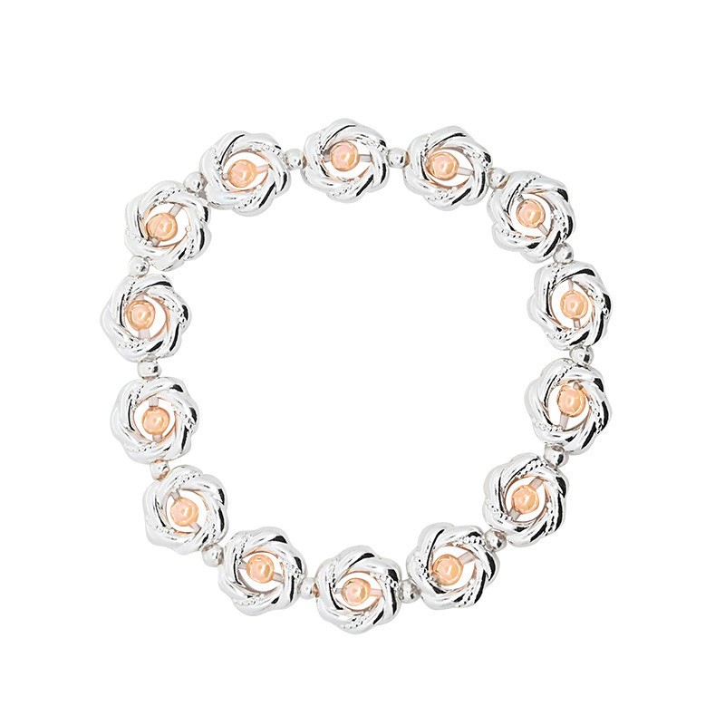 BRACCIALE ELASTICO CON FIORI - SW2548B29
