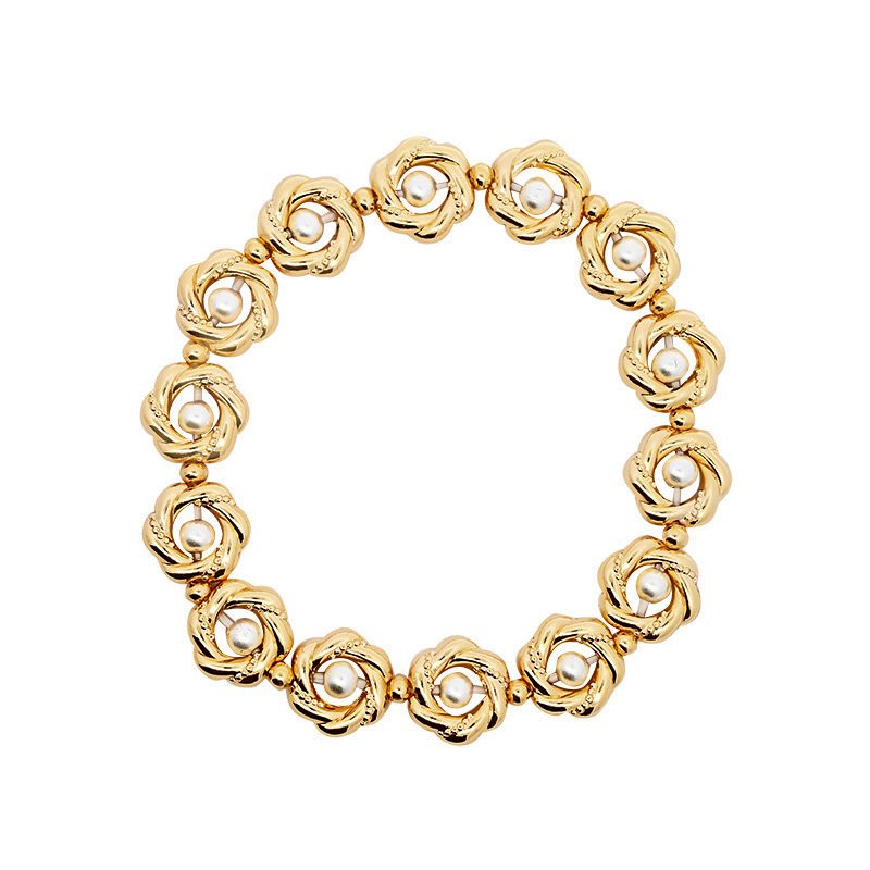 BRACCIALE ELASTICO CON FIORI - SW2548B29