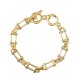 BRACCIALE CATENA A MAGLIE GRAFFETTE - SW2552B75 BRACCIALE CATENA A MAGLIE GRAFFETTE - SW2552B75