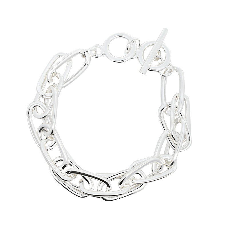 BRACCIALE CATENA A MAGLIA DOPPIA - SW2556B23 BRACCIALE CATENA A MAGLIA DOPPIA - SW2556B23