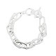 BRACCIALE CATENA A MAGLIA DOPPIA - SW2556B23 BRACCIALE CATENA A MAGLIA DOPPIA - SW2556B23