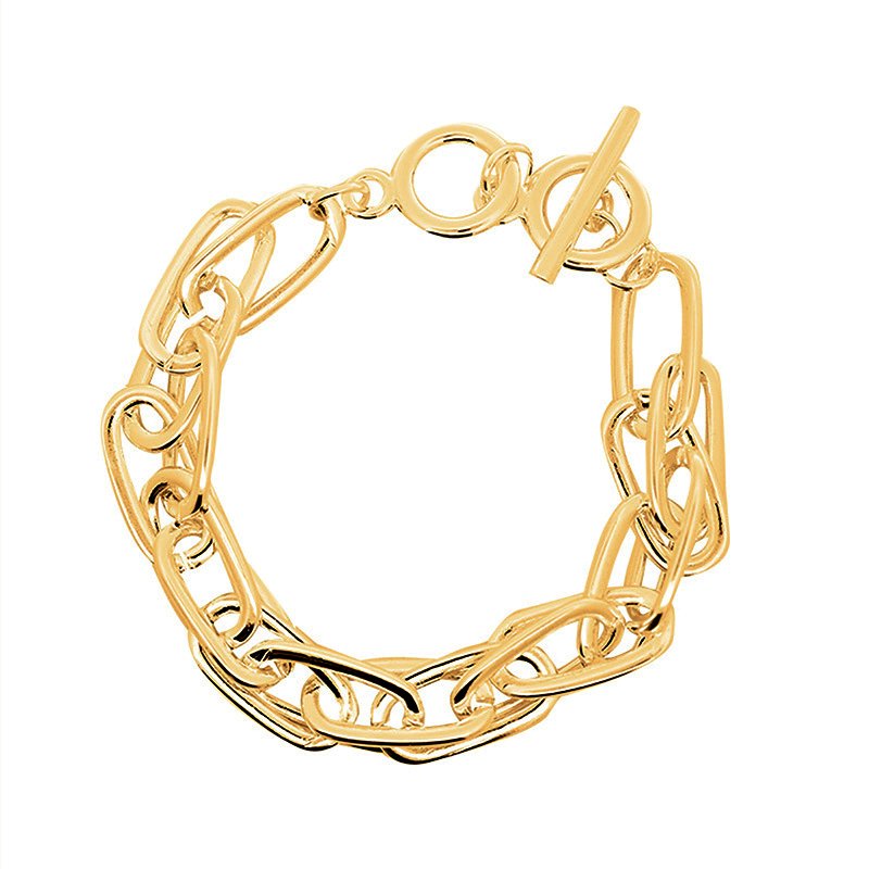 BRACCIALE CATENA A MAGLIA DOPPIA - SW2556B23 BRACCIALE CATENA A MAGLIA DOPPIA - SW2556B23
