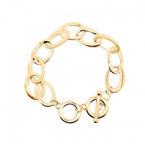 BRACCIALE CATENA A MAGLIE OVALI - SW2560B85