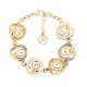BRACCIALE CON SPIRALI SMALTATE TRAFORATE - SW2564B62 BRACCIALE CON SPIRALI SMALTATE TRAFORATE - SW2564B62