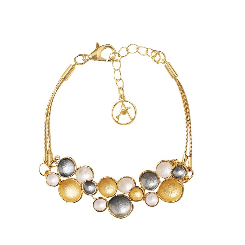 BRACCIALE CON BOLLICINE SMALTATE - SW2564B63